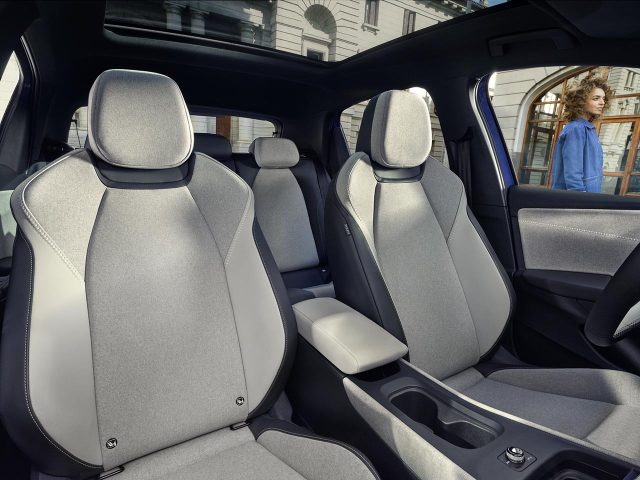 Vordersitze des Volkswagen ID. Polo